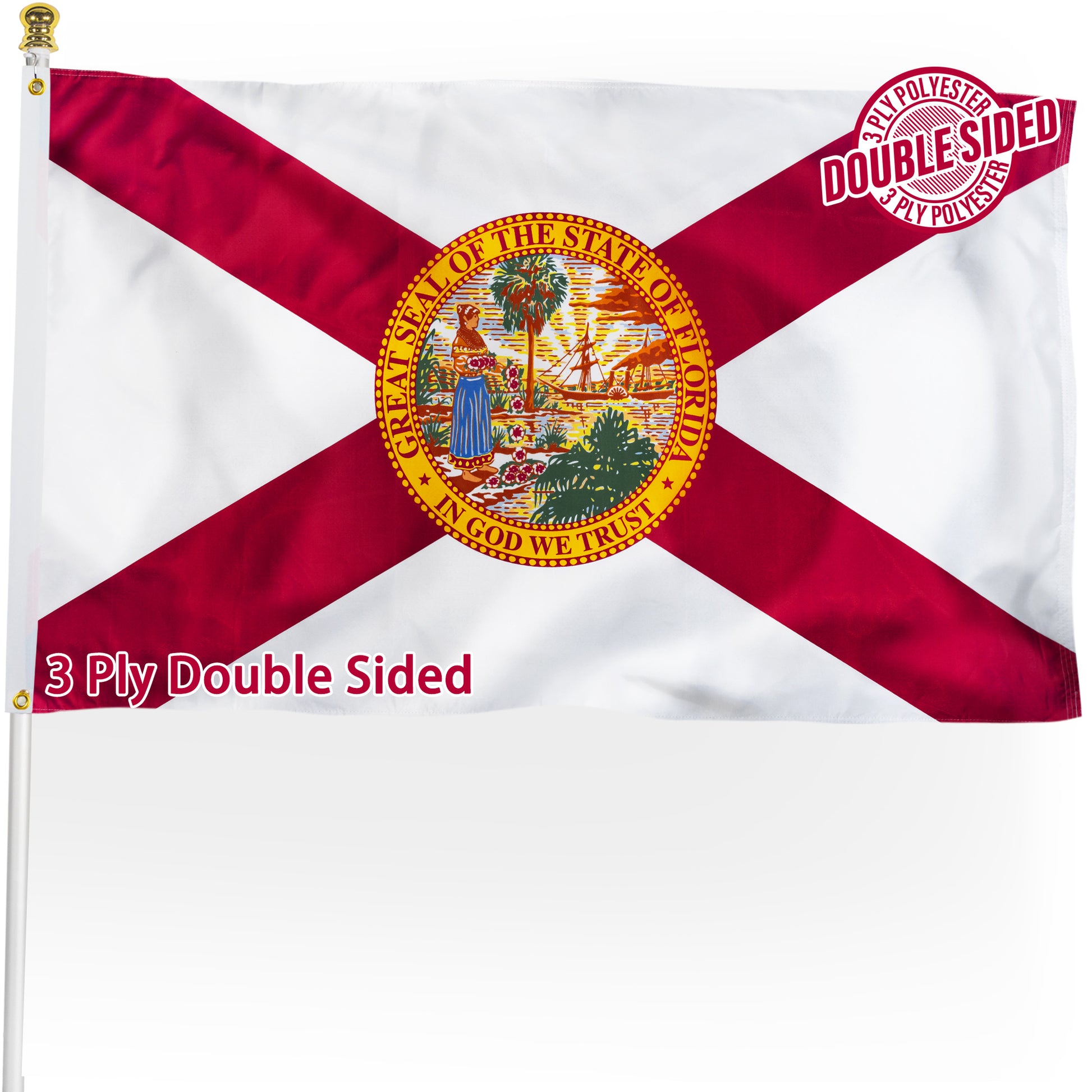 Double Sided Florida State Flag