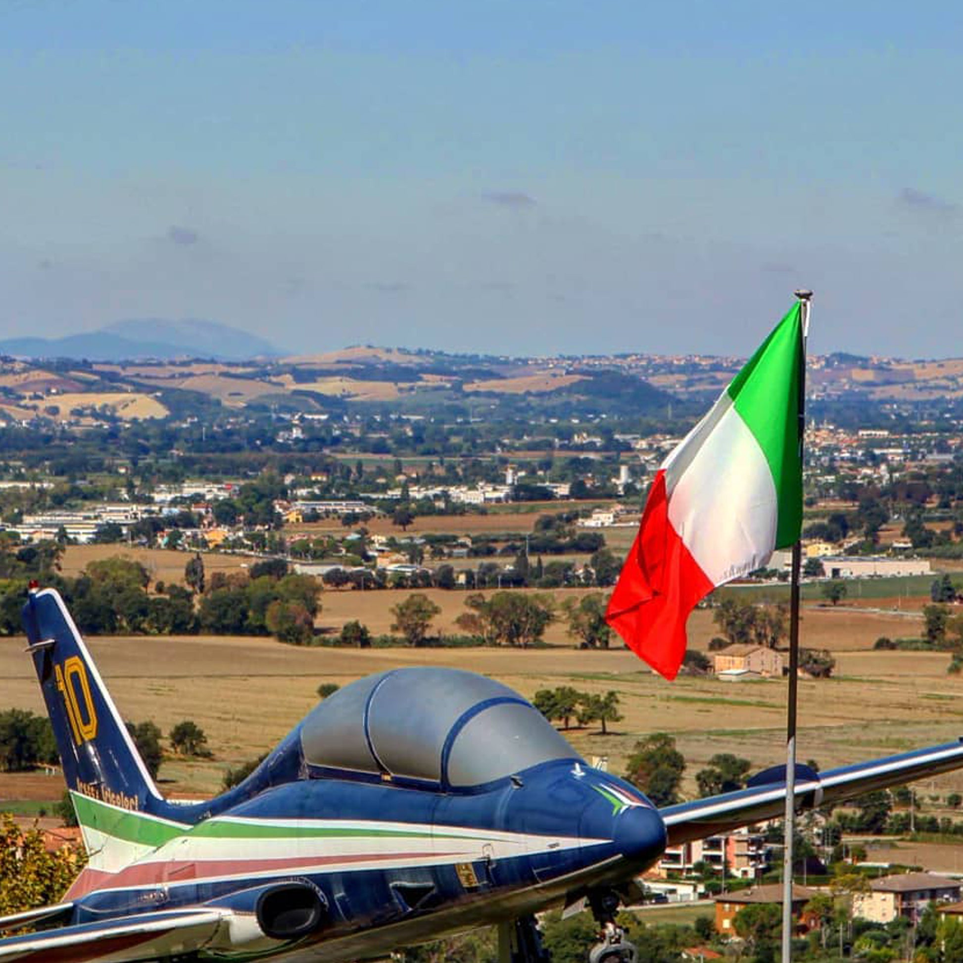 210D Nylon Italy Italian Flag